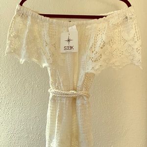 Off-white Lacey romper